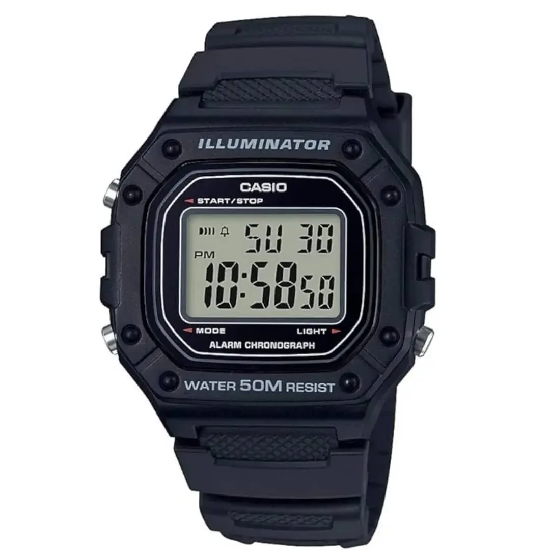 ساعت مچی دیجیتال مردانه مدل کاسیو CASIO W-218H-1AVdf